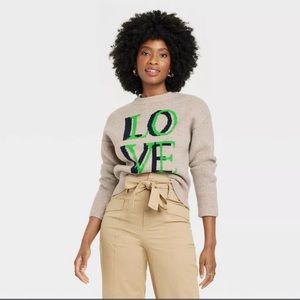 A New Day LOVE sweater